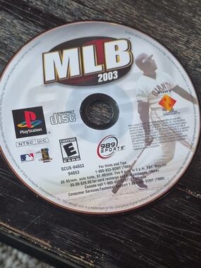 MLB 2003 PlayStation 1 Loose Disc